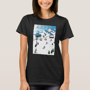 Camiseta Aspen Ski Rocky Mountains Rescate para esquiar dep