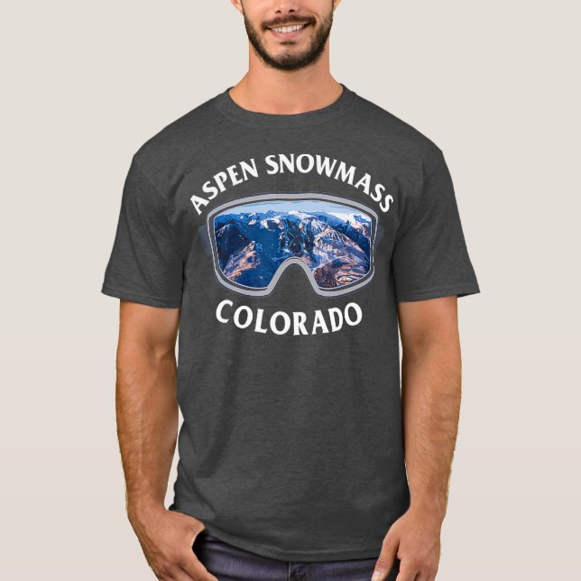 Camiseta Aspen Snowmass Colorado Ski Snowboard (Anverso)