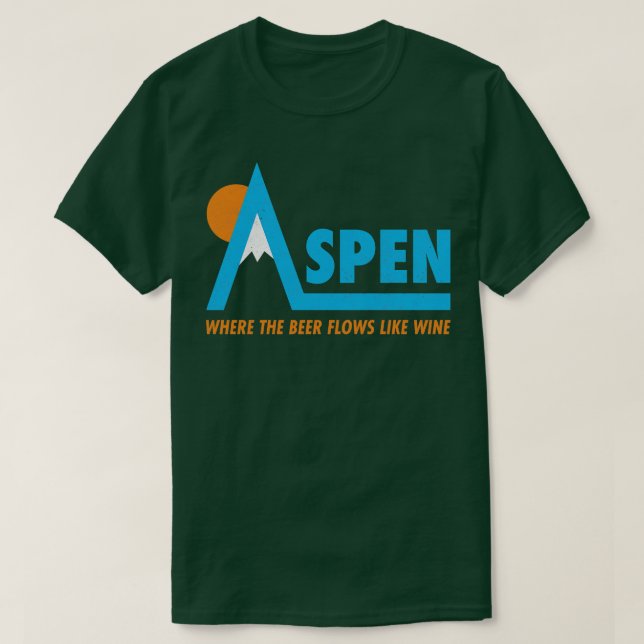 Camiseta Aspen Vintage Dumb Dumber (Diseño del anverso)