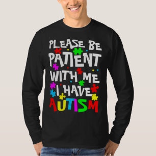 Camiseta Asperger Niños Por Favor Sean Pacientes Conmigo Qu