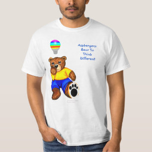 Camiseta Aspergers: Lleve pensar diferente
