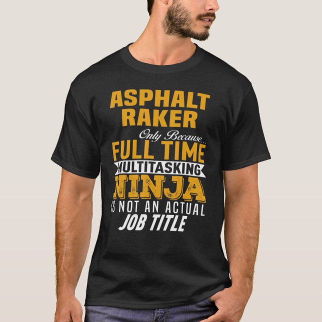Camiseta Asphalt Raker Full Time (Anverso)
