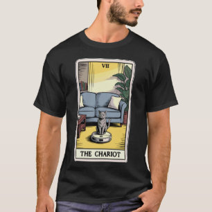 Camiseta Aspiradora Robot Gato Carta de Tarot El Carro Ca