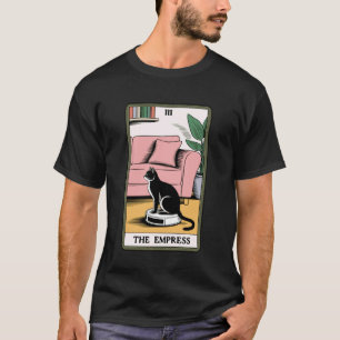 Camiseta Aspiradora Robot Gato Carta de Tarot La Emperatriz