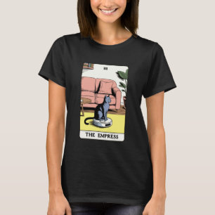 Camiseta Aspiradora Robot Gato Carta de Tarot La Emperatriz