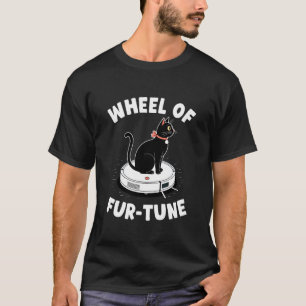 Camiseta Aspiradora Robot Rueda de la Fur-Tune Gato Diverti