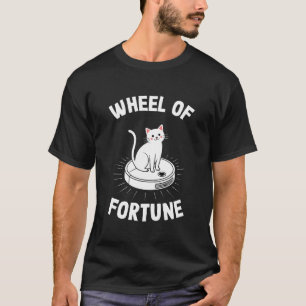Camiseta Aspiradora Robot Wheel of Fortune Gato Divertido 2
