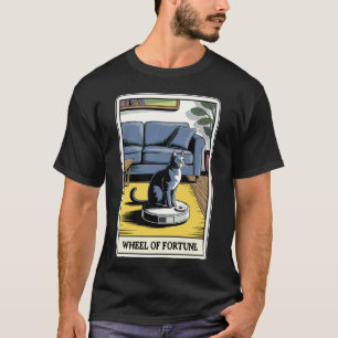 Camiseta Aspiradora Robot Wheel of Fortune Tarot Divertido 