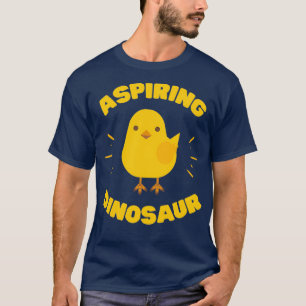 Camiseta Aspirando a la divertida chica de los dinosaurios