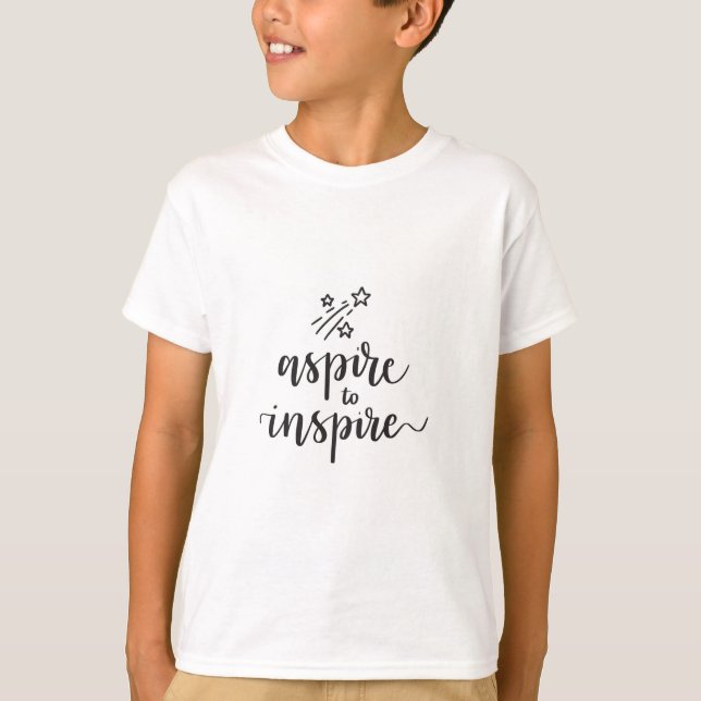 Camiseta Aspirar a inspirar (Anverso)