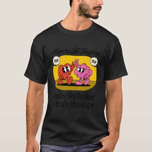 Camiseta Aspirar a inspirar a Tal Health Mind (Anverso)