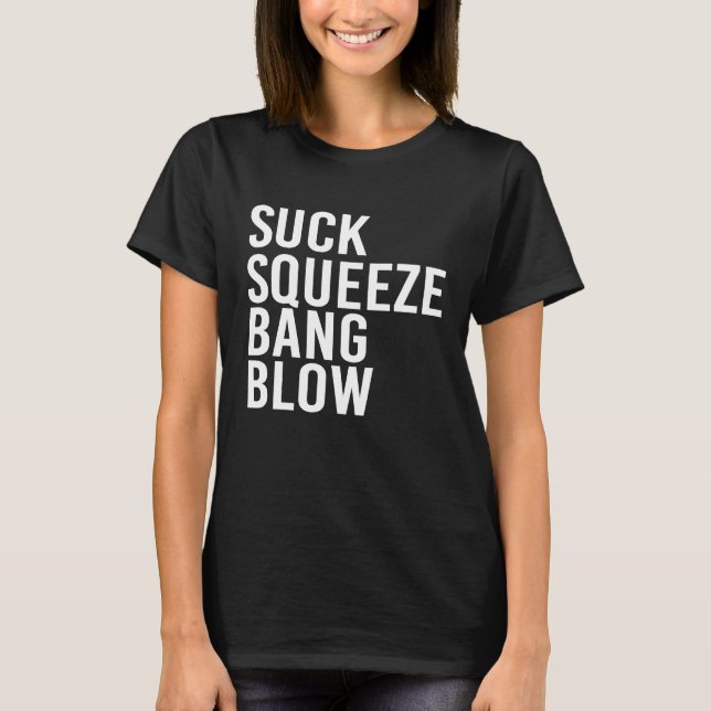 Camiseta Aspirar Comprimir Explosión Soplar Mecánico Coche  (Anverso)