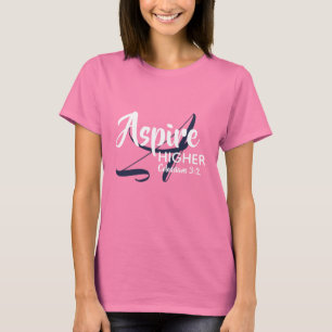Camiseta ASPIRE HIGHER Inspire Monograma PINK cristiano