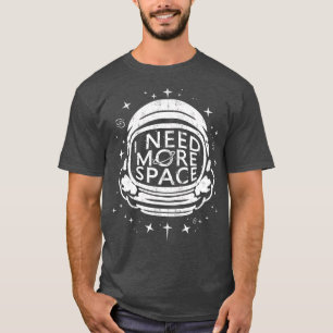 CAMISETA ASRONAU SHIR NECESITO MÁS CABALLO DE ASRONOMÍA ESP