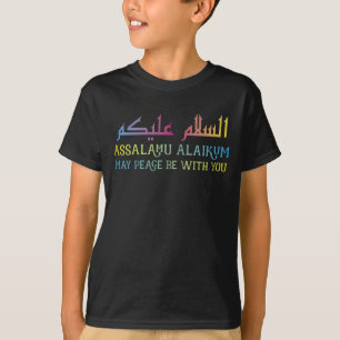 Camiseta Assalamu Alaikum puede que la paz sea contigo islá