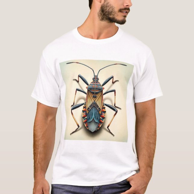 Camiseta Assassin bug dorsal view 230824IREF228 - Watercolo (Anverso)