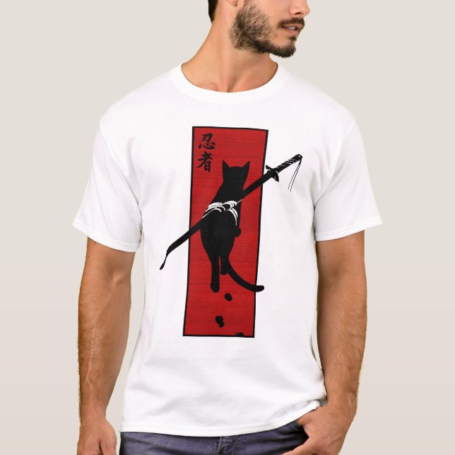 Camiseta Assassin cat (Anverso)