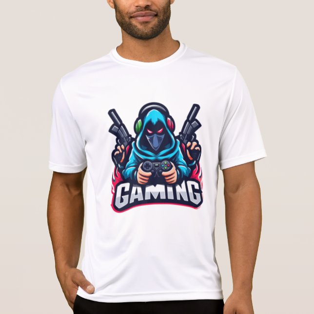 Camiseta 🔥 Assassin Hood Gamer Streetwear Tee - Free Na (Anverso)