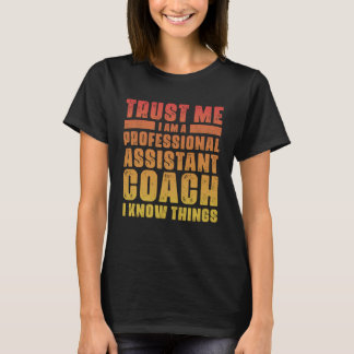 Camiseta Assistant Coach Idea Professional Coaches Cool Hu