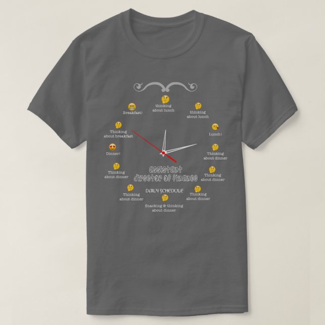 CAMISETA ASSISTANT DIRECTOR OF FINANCE NICE DESIGN 2017 3 (Diseño del anverso)