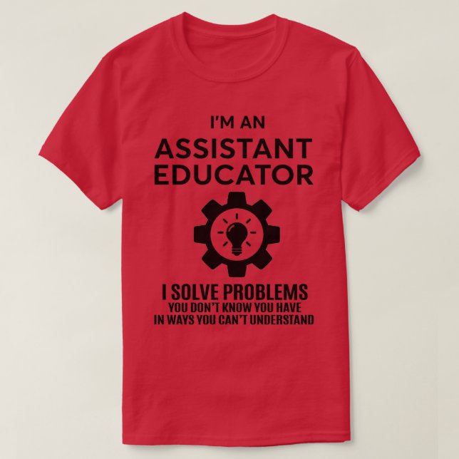 CAMISETA ASSISTANT EDUCATOR NICE DESIGN 2017 1 (Diseño del anverso)