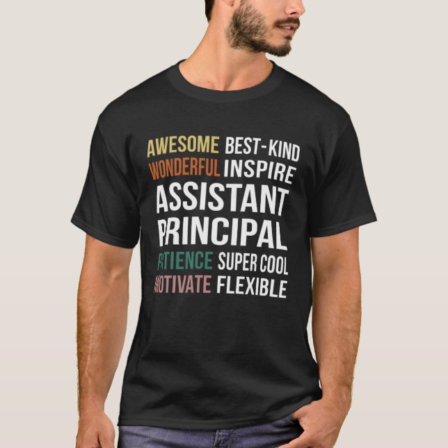 Camiseta Assistant Principal  Appreciation (Anverso)
