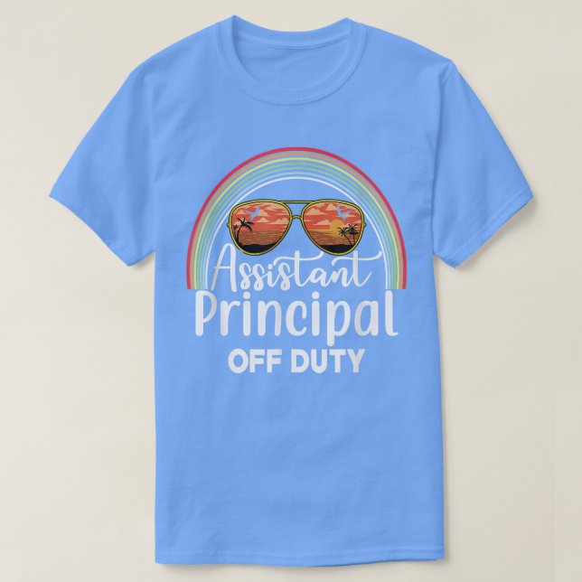 Camiseta Assistant Principal Off Duty Sunglasses Beach Suns (Diseño del anverso)