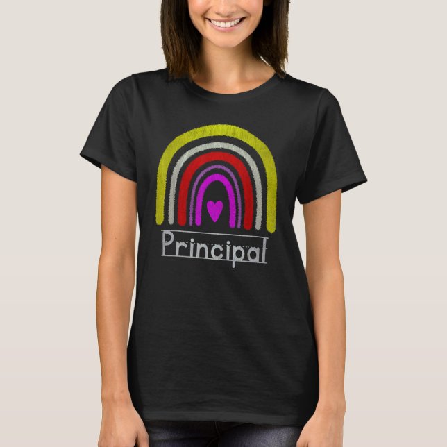 Camiseta Assistant Principal Rainbow Future Principal  Teac (Anverso)
