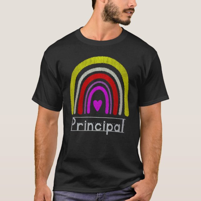 Camiseta Assistant Principal Rainbow Future Principal  Teac (Anverso)
