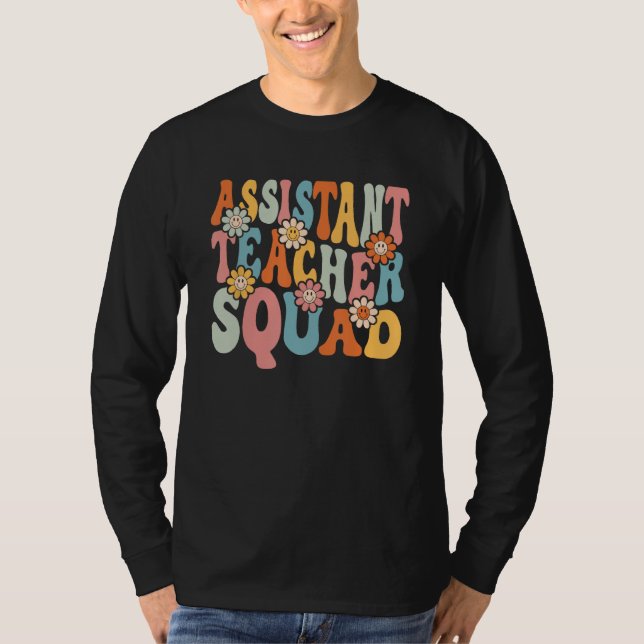 Camiseta Assistant Teacher Squad   Back To School Teacher (Anverso)