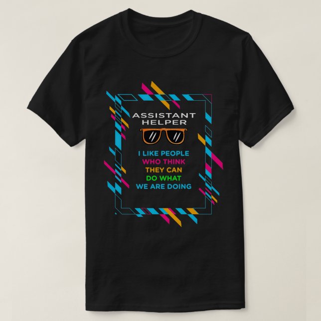 Camiseta ASSISTENTE HELPER Classic TShirt (Diseño del anverso)