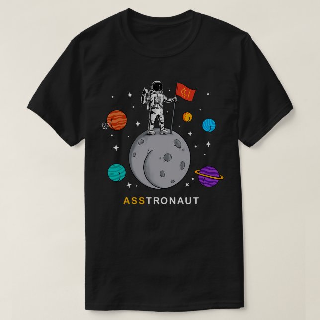 Camiseta Asstronauta (Diseño del anverso)