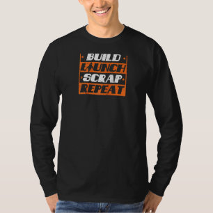 Camiseta Ast. de nave espacial de ingeniería aeroespacial p