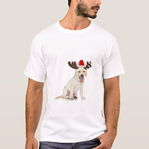 Camiseta Astas que llevan del perrito del laboratorio