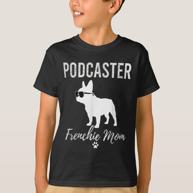 Camiseta Aster Frenchie Mom Shirt Funny Dog Lover Gi (Anverso)