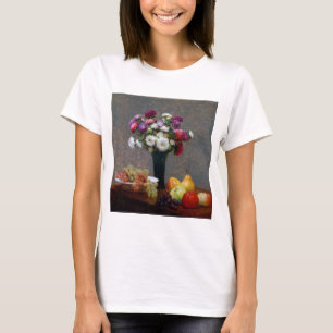 Camiseta Aster y Frutas, Henri Fantin-Latour
