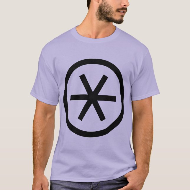Camiseta Asterisco rodeado (Anverso)