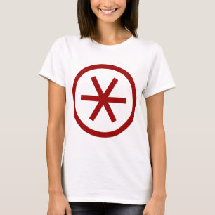 Camiseta Asterisco rodeado