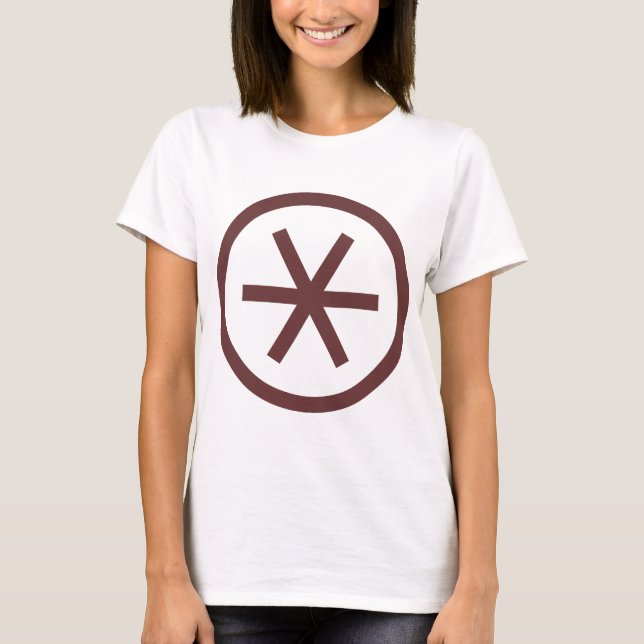 Camiseta Asterisk en círculo (Anverso)