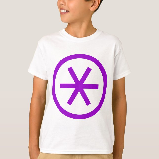 Camiseta Asterisk en círculo (Anverso)