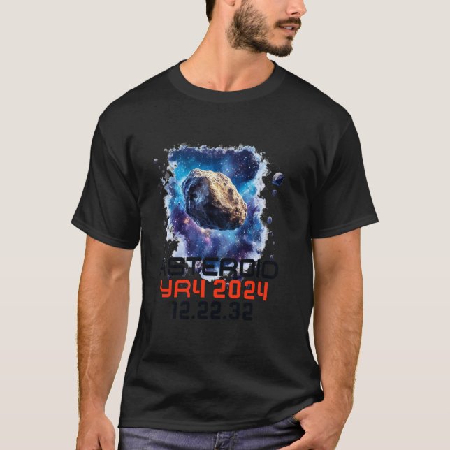 Camiseta Asteroide 2024 YR4 Asteroide diciembre 2032 Espaci (Anverso)