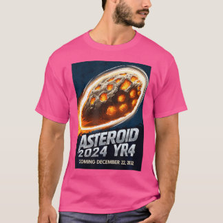 Camiseta Asteroide 2024 Yr4 Diciembre 2032 Astronomía