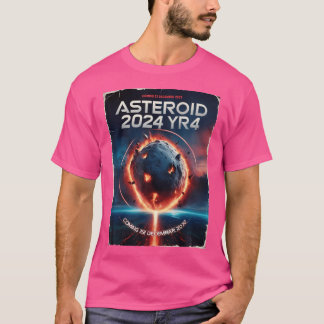 Camiseta Asteroide 2024 Yr4 Diciembre 2032 Astronomía