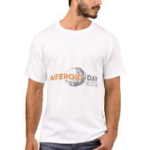Camiseta asteroide de los hombres del día - simple