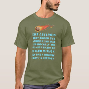 Camiseta Asteroide que mató a los dinosaurios