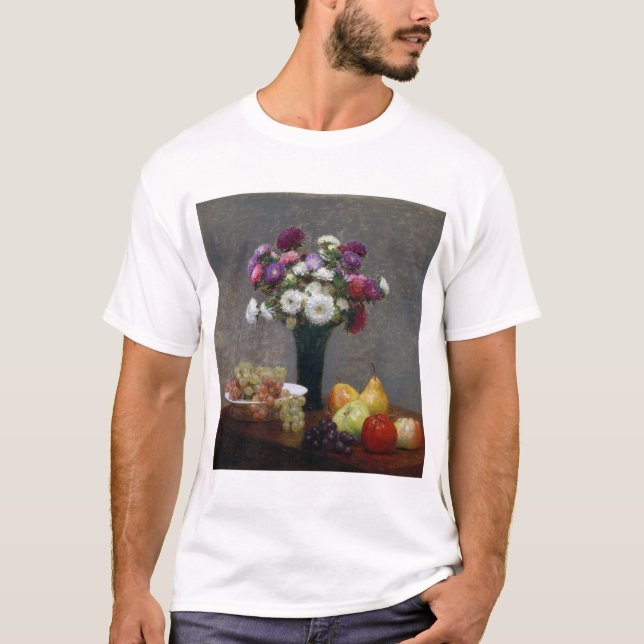 Camiseta Asters and Fruit, Henri Fantin-Latour (Anverso)