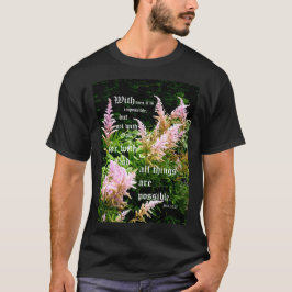 Camiseta Astilbe con Mark 10:27