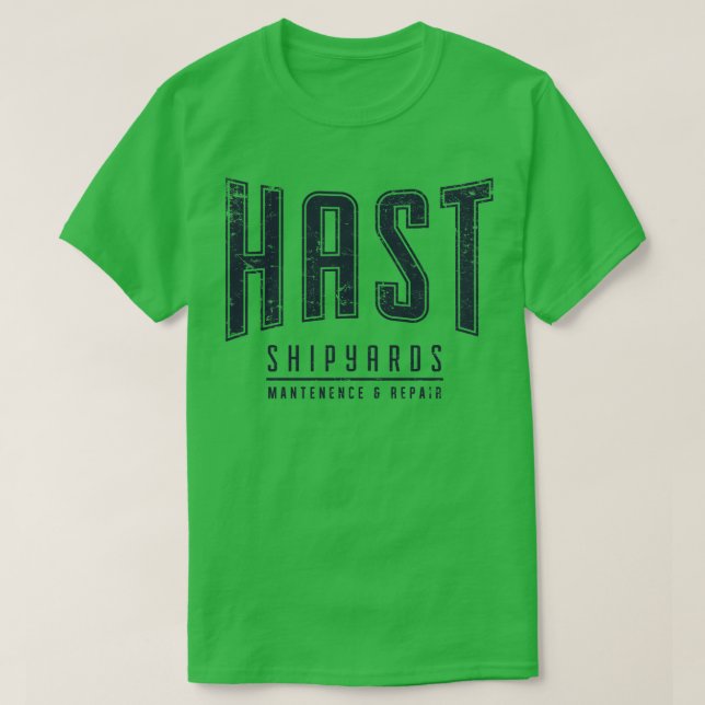 Camiseta Astilleros HAST (Diseño del anverso)