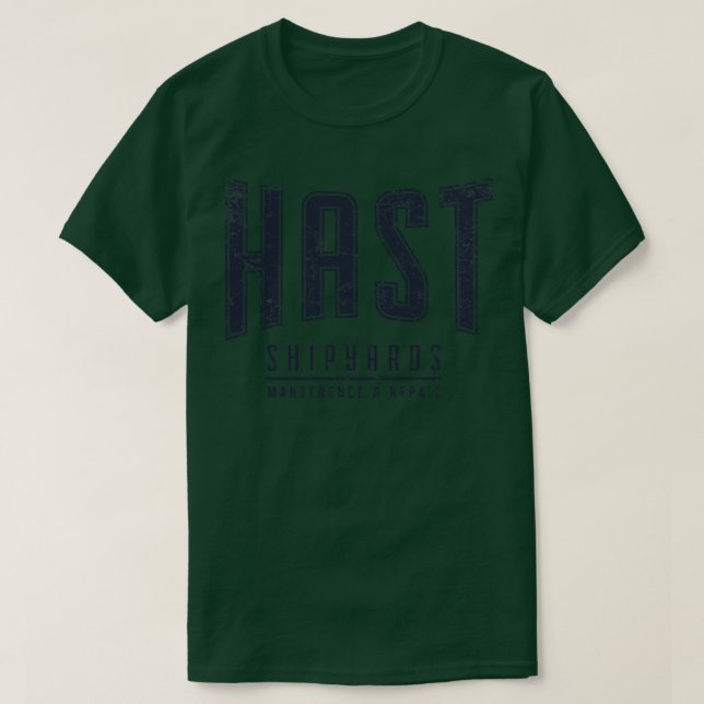 Camiseta Astilleros HAST (Diseño del anverso)