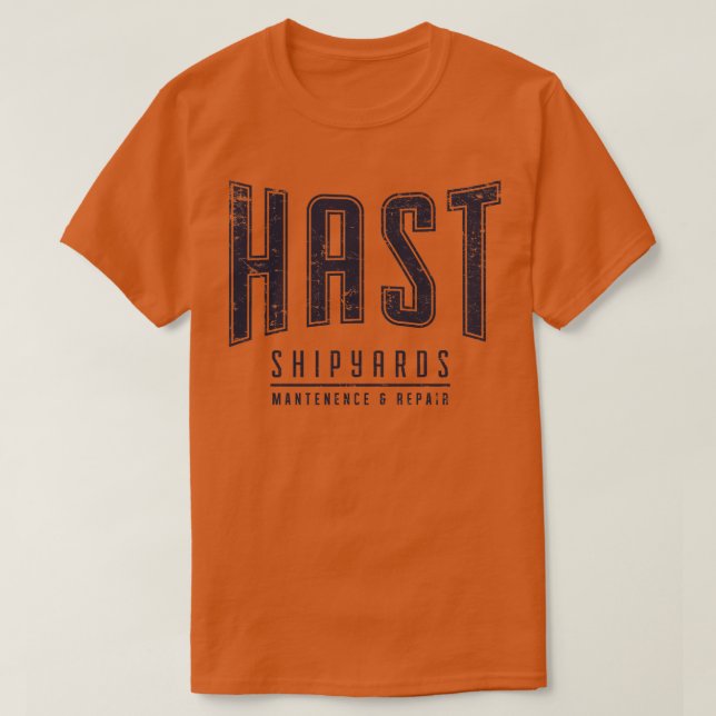 Camiseta Astilleros HAST (Diseño del anverso)